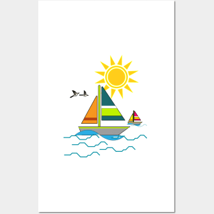 Sea & Sun Posters and Art